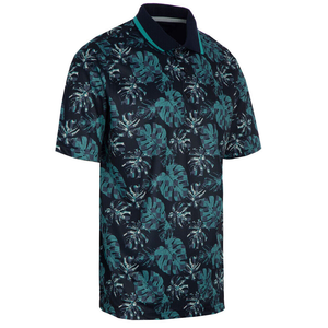 Proquip Men's Pro Tech Sub 7 Leaf Print Polo Shirt - PQGPS-10