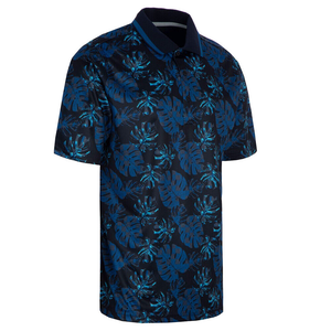 Proquip Men's Pro Tech Sub 7 Leaf Print Polo Shirt - PQGPS-10