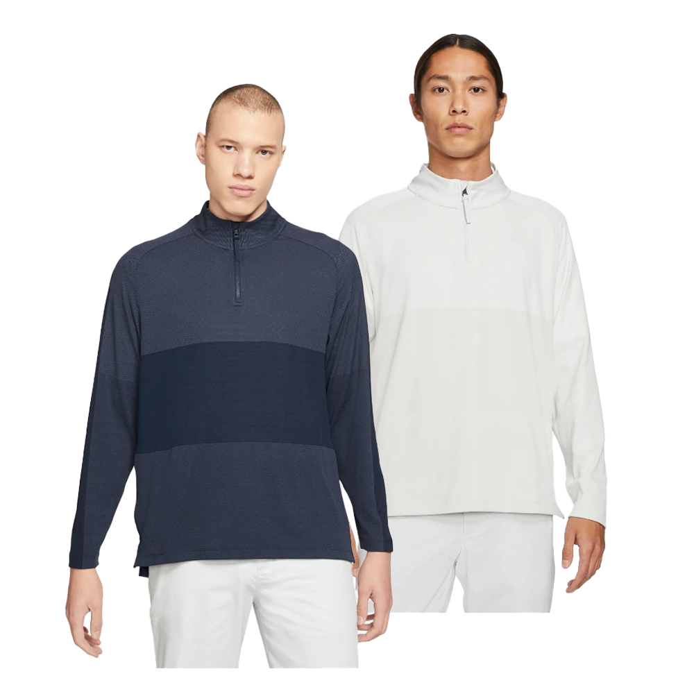Nike Dri FIT Vapor 1 2 Zip Golf Top Mens