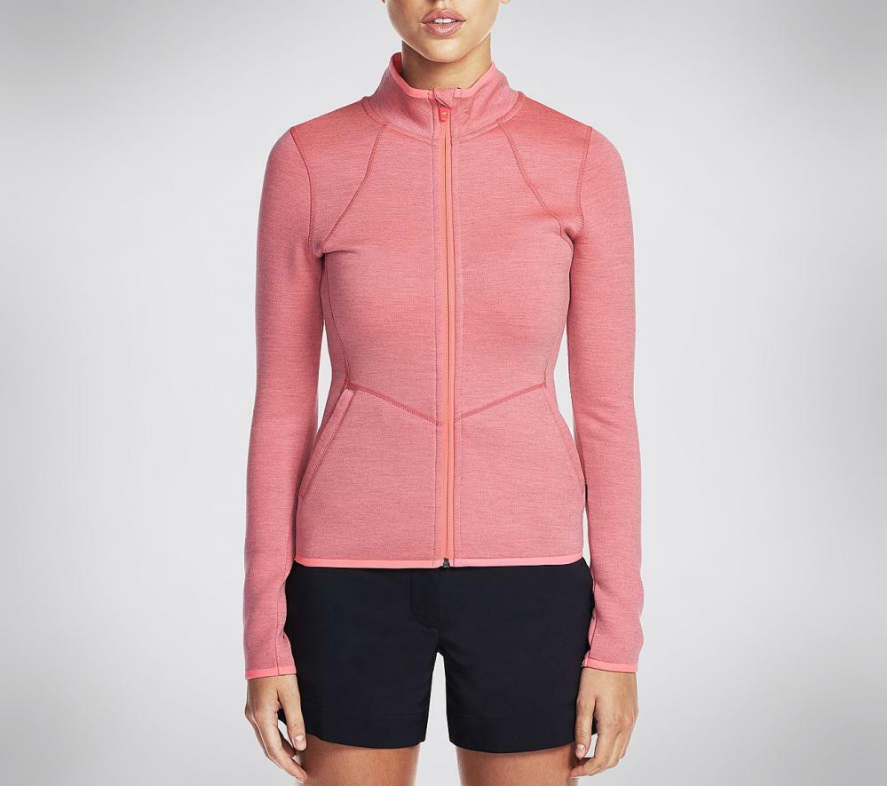Skechers top jacket pink