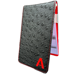 Albatross Ostrich Faux Leather Scorecard Holder