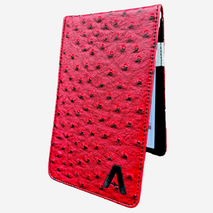 Albatross Ostrich Faux Leather Scorecard Holder