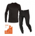 Pantz Base Layer for Men in Black Set (Includes Top & Bottoms)