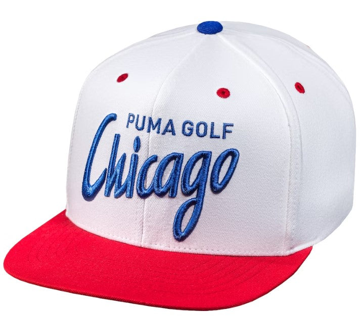 Puma Golf City Collection Snapback Cap - Chicago Red Limited Edition