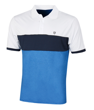 Island Green Mens 2021 IGTS2040 Colour Block Golf Polo Shirt