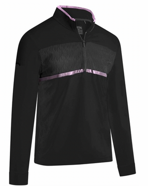 Callaway Mens Pieced Rain Printed 1/4 Zip Pullover Top - CGKSB0P5GG