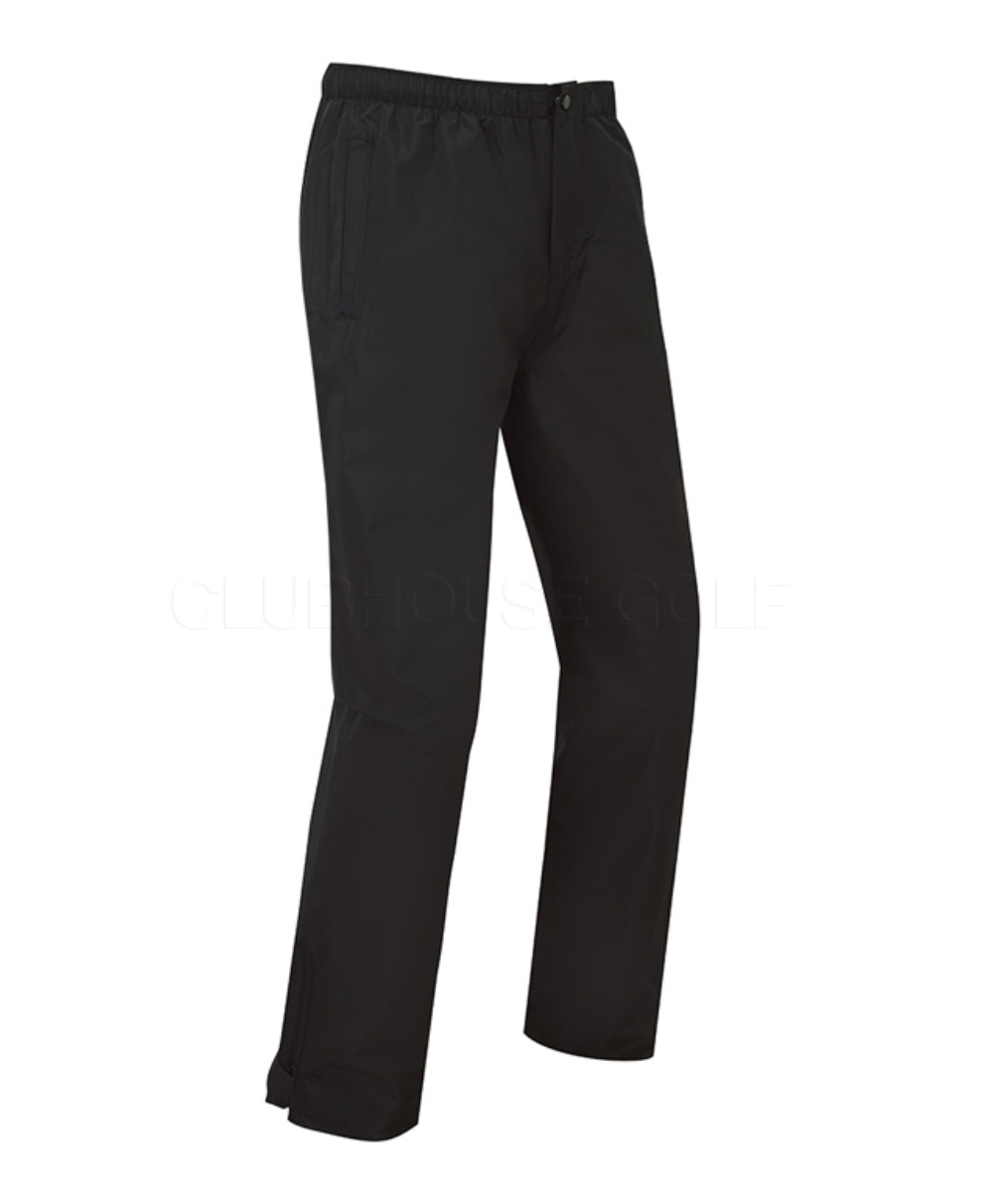 Island Green Golf Mens Taped Seams 2 Way Stretch Waterproof Golf Pants Trousers BLACK - IGPNT2117 ⛳️