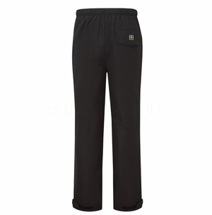 Island Green Golf Mens Taped Seams 2 Way Stretch Waterproof Golf Pants Trousers BLACK - IGPNT2117