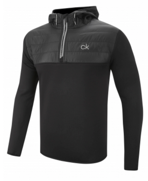 Calvin Klein 1/4 Zip Quilted Thermal Hoodie - C9632