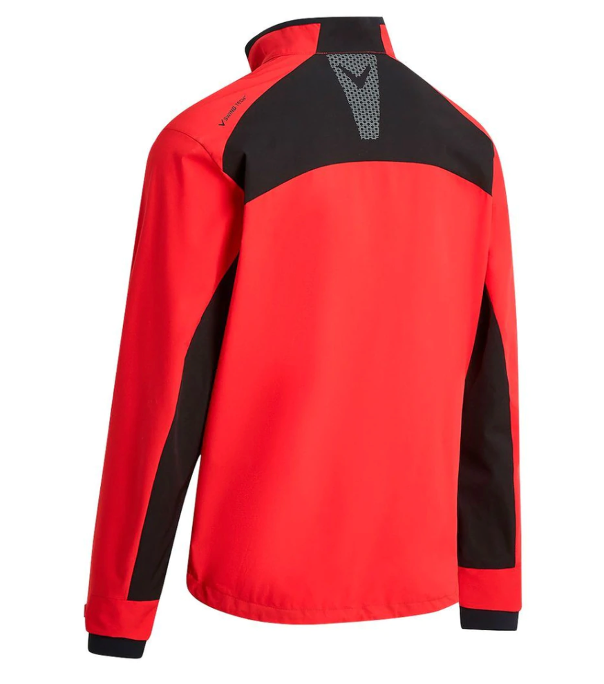 Callaway Mens Long Sleeve Quarter Zip WindShirt Lychee Water