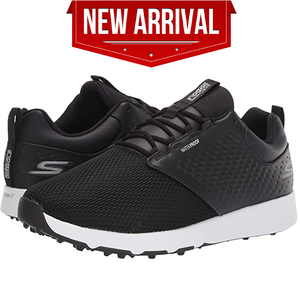 Skechers Men's Elite 4 Prestige Relaxed Fit Waterproof Golf Shoe Sneaker 54553 Black/White