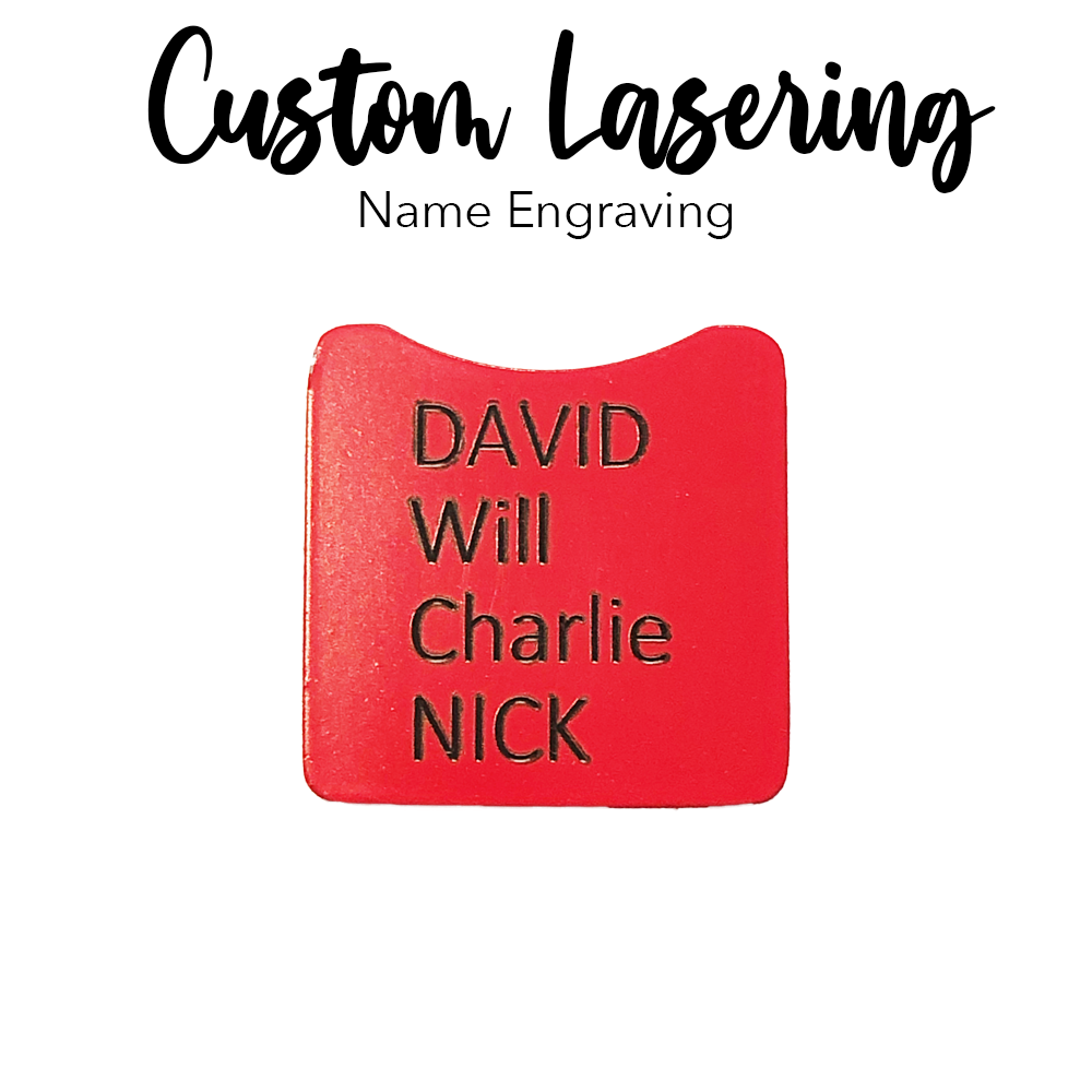 CUSTOM LASER - Callaway Customs Square Ball Alignment Marker - Name Engraving