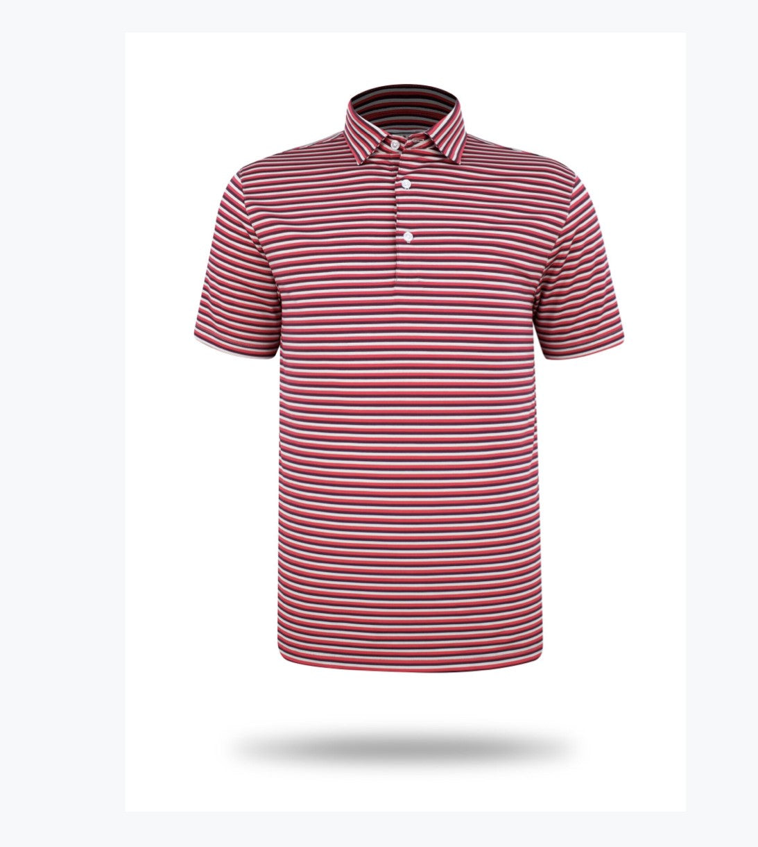Sub 70 Tour Classic Polo Stripe #31 Red/Maroon/Steel