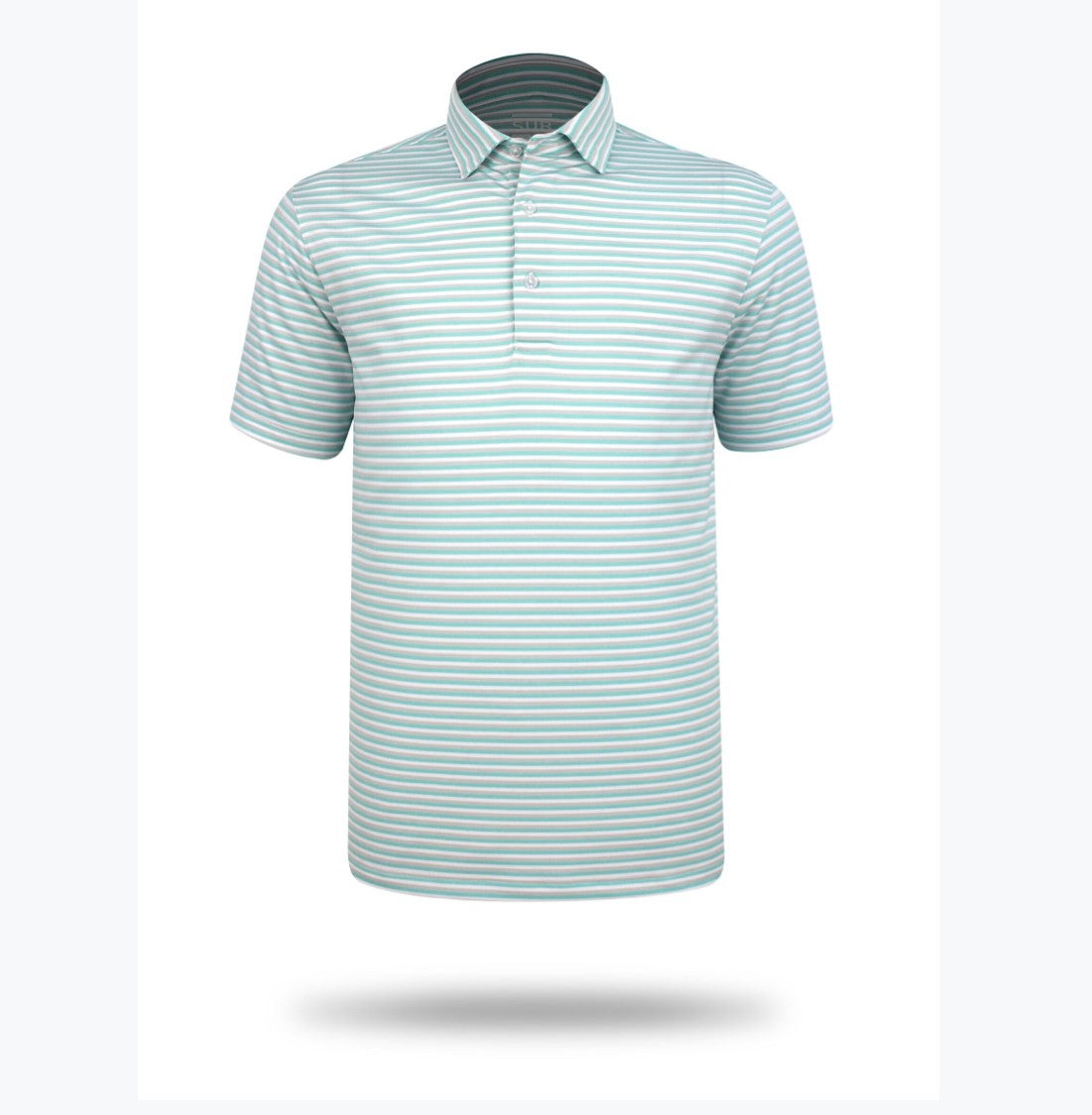 Sub 70 Tour Classic Polo Stripe #4 Turquoise/ White⛳️