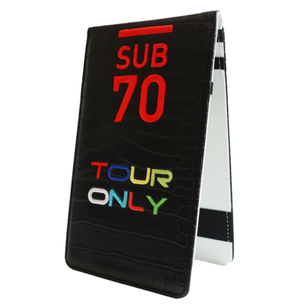 Sub70 Golf Tour Scorecard Yardage Book Holder Tour Only Edition