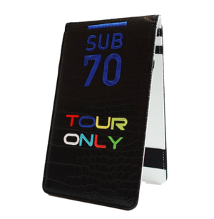 Sub70 Golf Tour Scorecard Yardage Book Holder Tour Only Edition