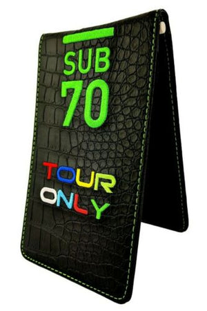 Sub70 Golf Tour Scorecard Yardage Book Holder Tour Only Edition