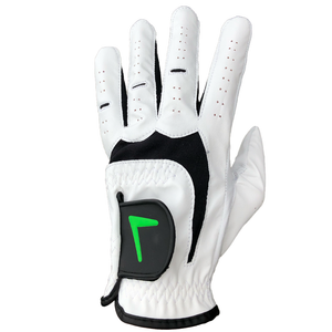 V Green Logo Cabretta Leather Men's Golf Glove L/H Only