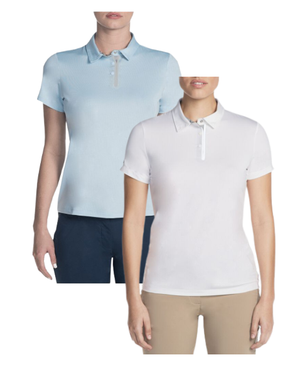 Skechers polo shirt womens silver deals