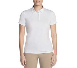 Skechers polo shop shirt womens white