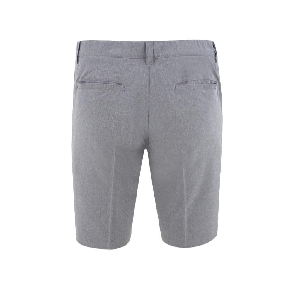 Dark grey golf shorts on sale