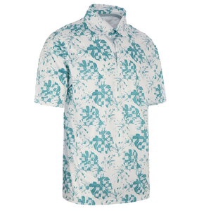 Proquip Men's Pro Tech Sub 7 Leaf Print Polo Shirt - PQGPS-10