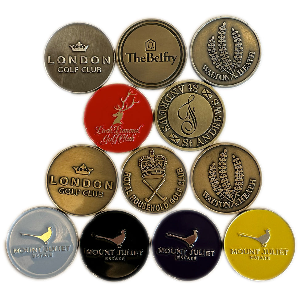 Club Embossed XL Metal Ball Marker