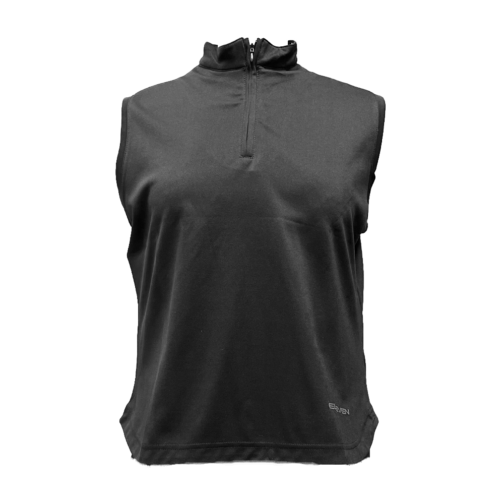 Eleven Ladies 2022 Collection Golf Solid Black Sleeveless Polo⛳️