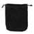 Level 4 Suede Draw String Tote Bag - Black