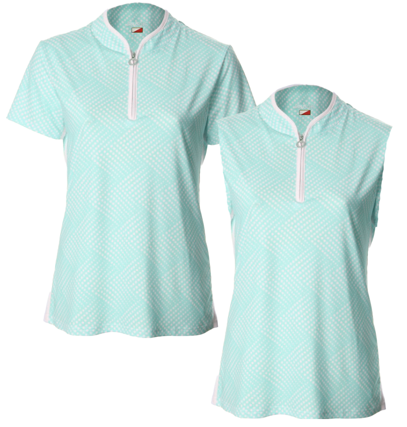 JRB Ladies Collection Golf Polo - Aqua Spot⛳️