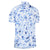 Callaway Mens Tye Dye Leaf Print Polo Shirt in Bright White - CGKSC0C0