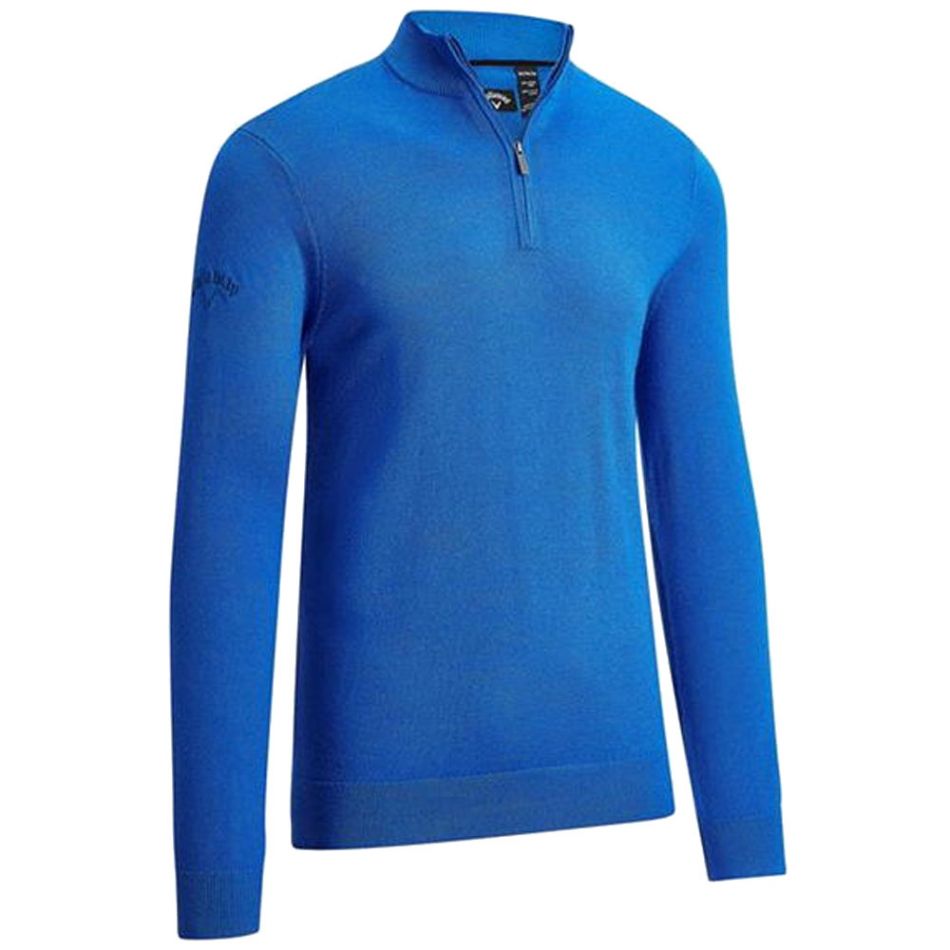 Callaway Merino Wool 1/4 Zip Pullover - Surfing Blue - CGGS80Z3⛳️