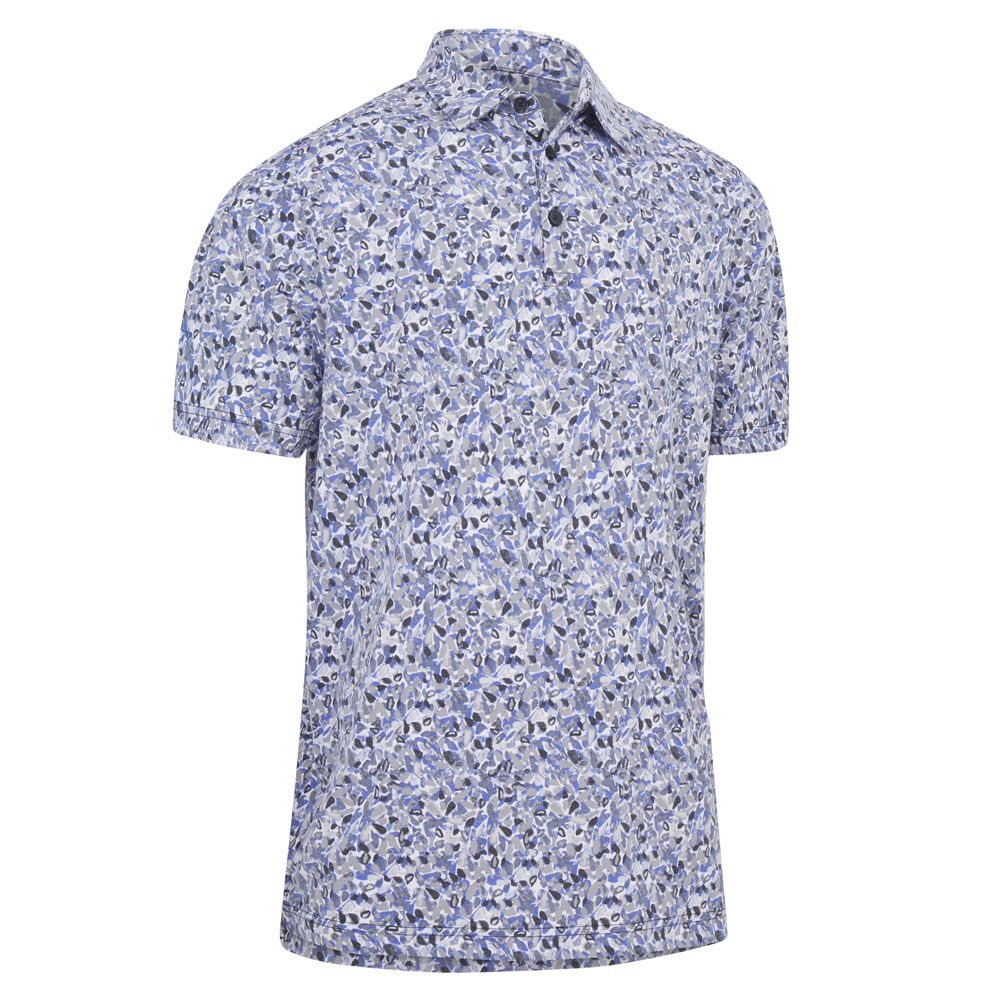 Callaway Filtered Floral Print Golf Polo Shirt CGKSC0B1 Just