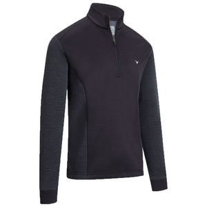 Callaway Mens Ribbed Ottoman II 1/4 Zip Golf Fleece - CGKFA0C0GG