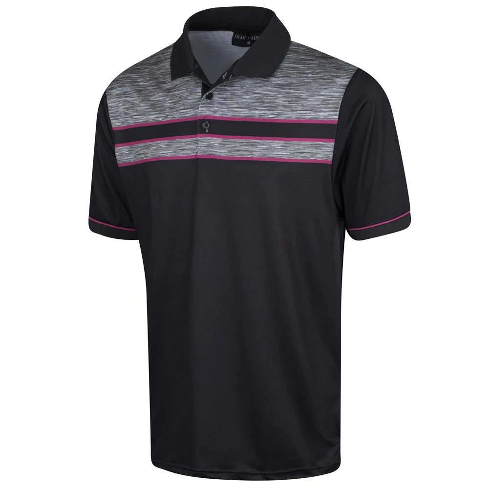 Island Green Men's 2022 Chest Panel Polo Shirt - IGTS2154⛳️