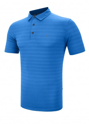 Calvin Klein Mens Golf Recycled Performance Tonal Stripe Polo - C9568