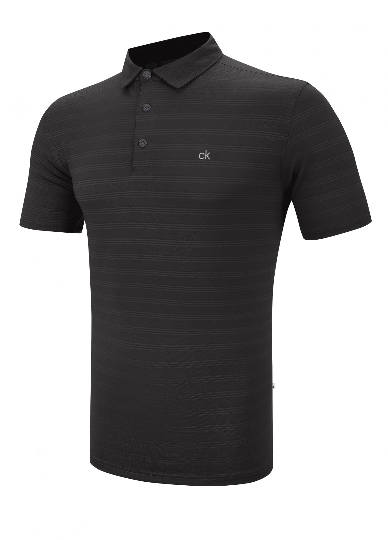 Calvin Klein Mens Golf Recycled Performance Tonal Stripe Polo C9568 Just Golf Online