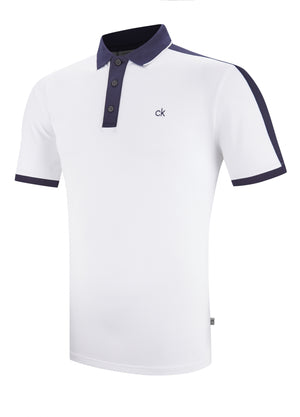 Calvin Klein Mens Golf Drytech Contrast Polo Shirt - C9630