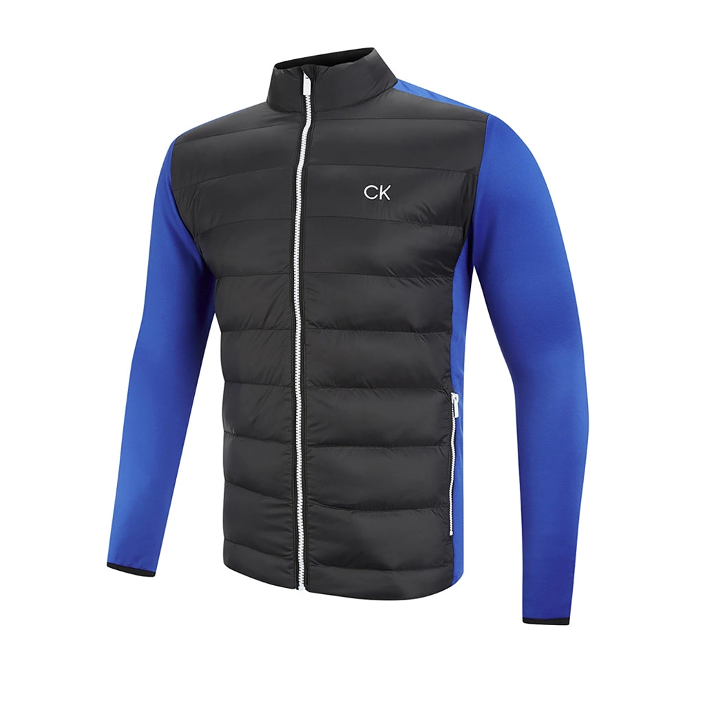 Calvin klein quilted zip jacket discount