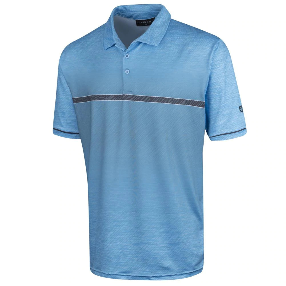 Island Green Mens Gradient Print Golf Polo Shirt - IGTS2145⛳️