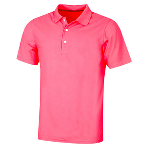 Proquip Mens Pro Tech Plain Soft Wicking Stretch UV Protect Golf Polo Shirt - PQGPS-04