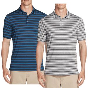 Skechers Golf Mens Approach Stripe Performance Active Wicking Polo Shirt - LIMTO23