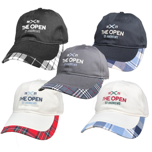 The Open 2021 St Andrews Tartan Baseball Cap One Size - Classic Style