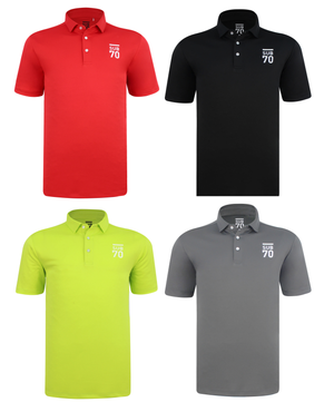 SUB70 Tour Classic 2.0 Golf Polo Shirt Multi Stretch UPF 30+