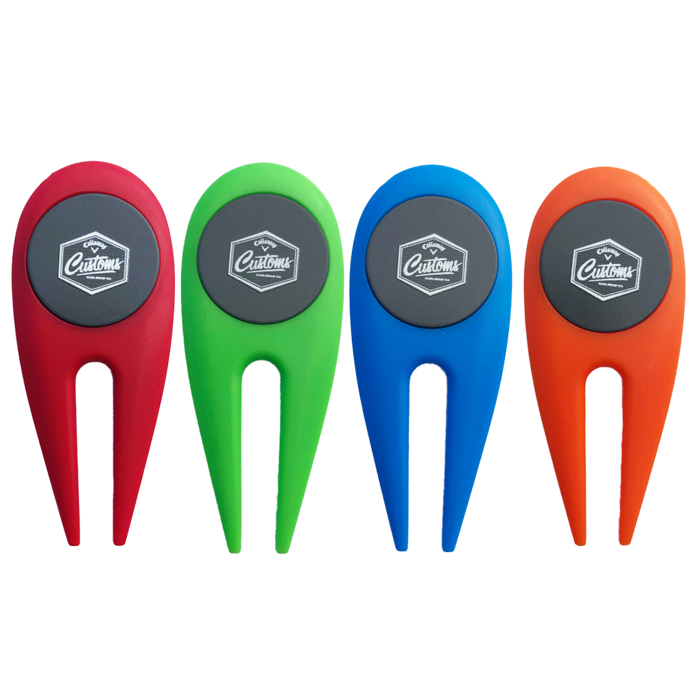 Callaway Customs Plastic Divot Tool with Callaway Magnetic Metal Ball Marker⛳️
