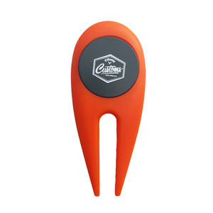 Callaway Customs Plastic Divot Tool with Callaway Magnetic Metal Ball Marker