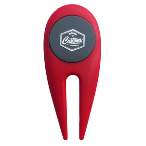 Callaway Customs Plastic Divot Tool with Callaway Magnetic Metal Ball Marker