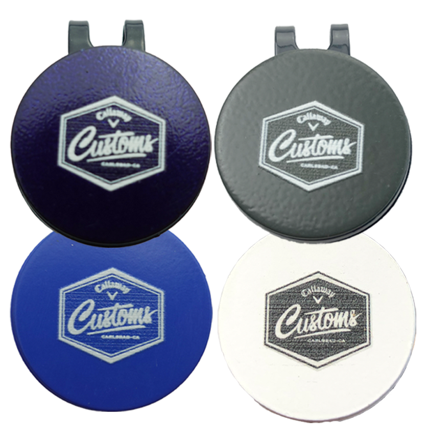 Callaway Customs Round Magnetic Ball Marker and Hat Clip 1x FREE AN Just Golf Online