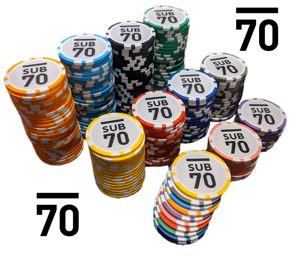 Sub70 Tour Issue Golf Players Poker Chip Ball Marker High Quality⛳️