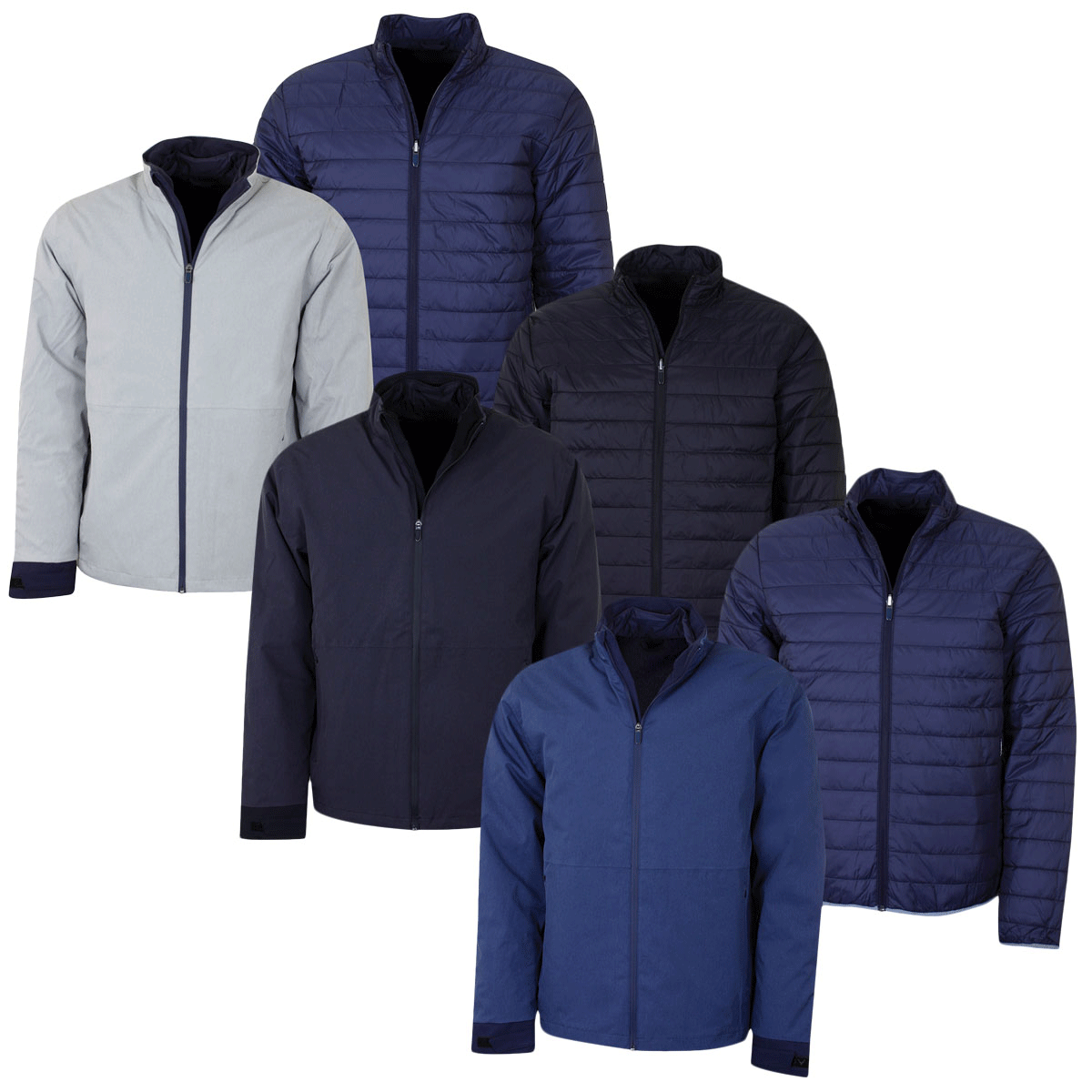 Callaway Mens Waterproof Modular Golf Reversible 3 in 1 Jacket - CGRF90E0⛳️